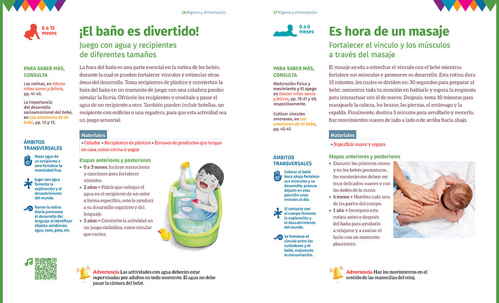 Jugar para aprender. Actividades para niñas y niños de cero a tres años