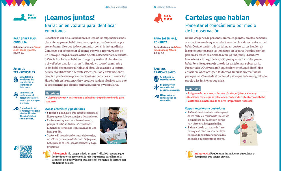 Jugar para aprender. Actividades para niñas y niños de cero a tres años