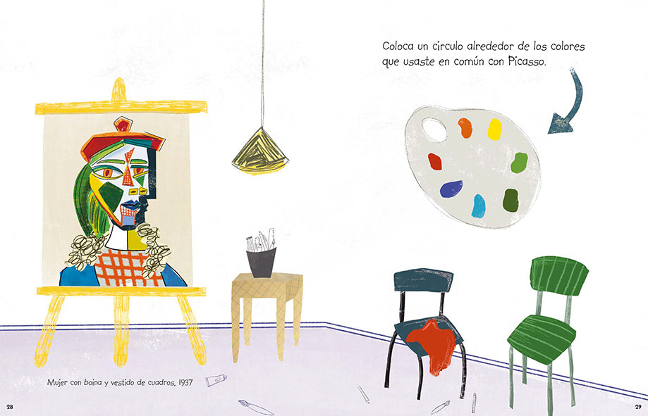 Pinceladas maestras. Libro de actividades artísticas