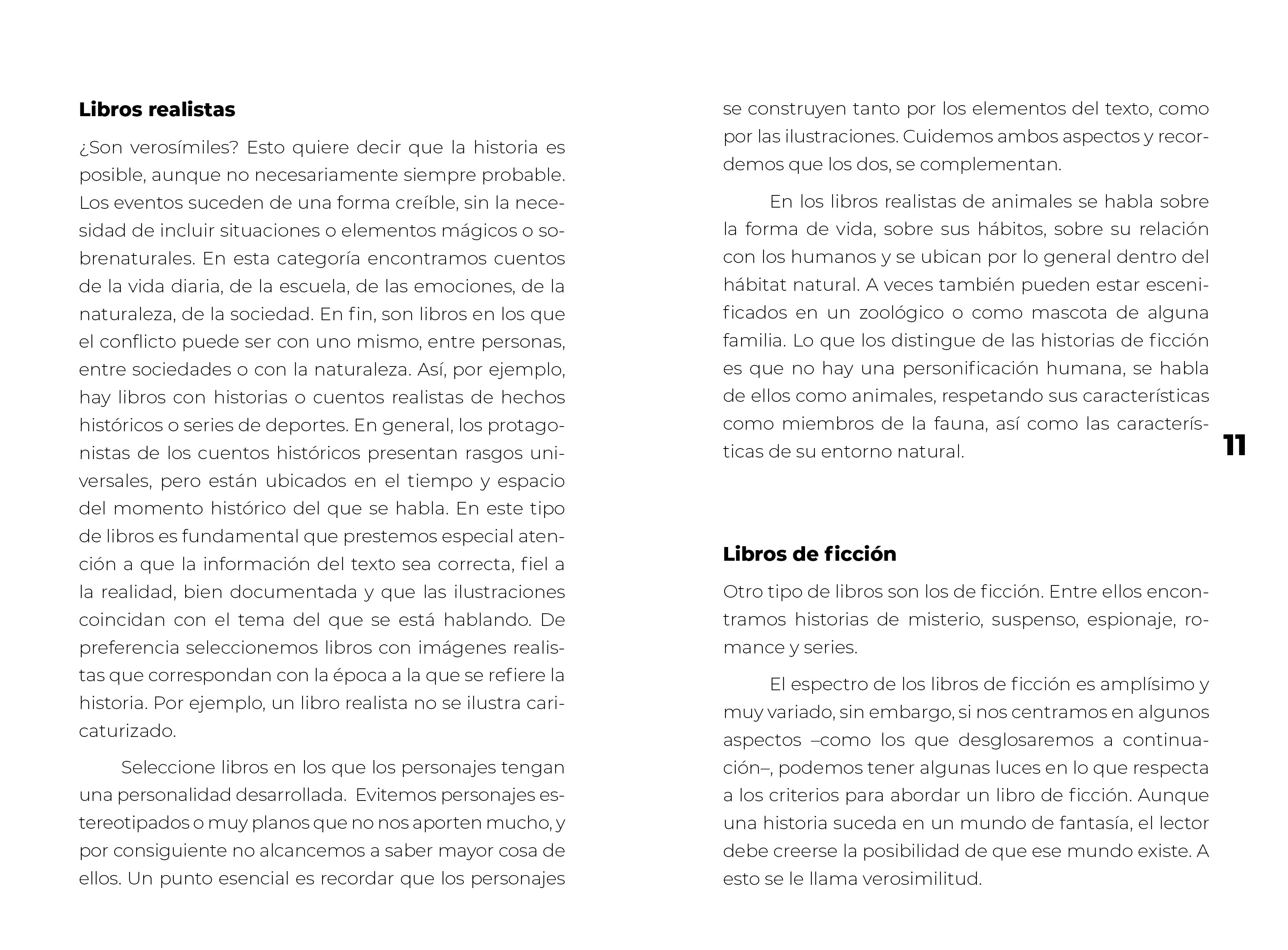 Análisis de libros y etapas lectoras