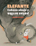 Elefante cabeza abajo patas arriba