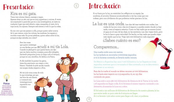 La curiosidad iluminó al gato