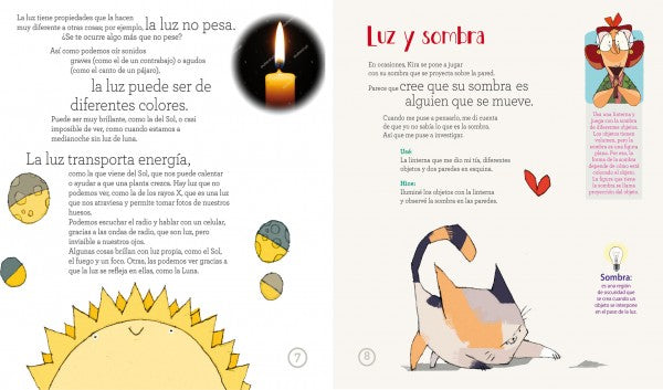 La curiosidad iluminó al gato