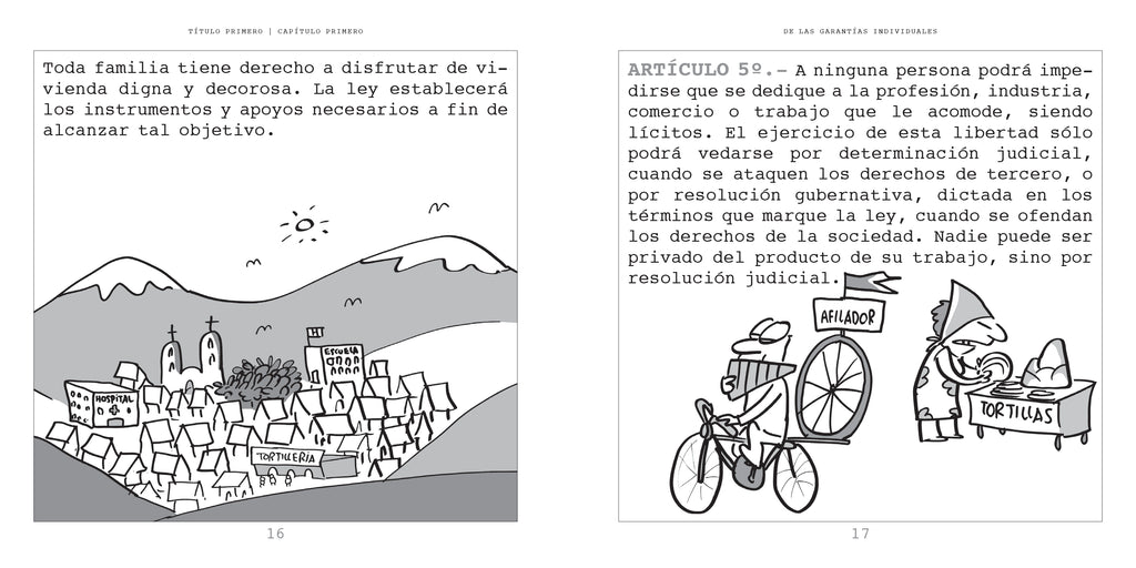 La Constitución ilustrada por Trino