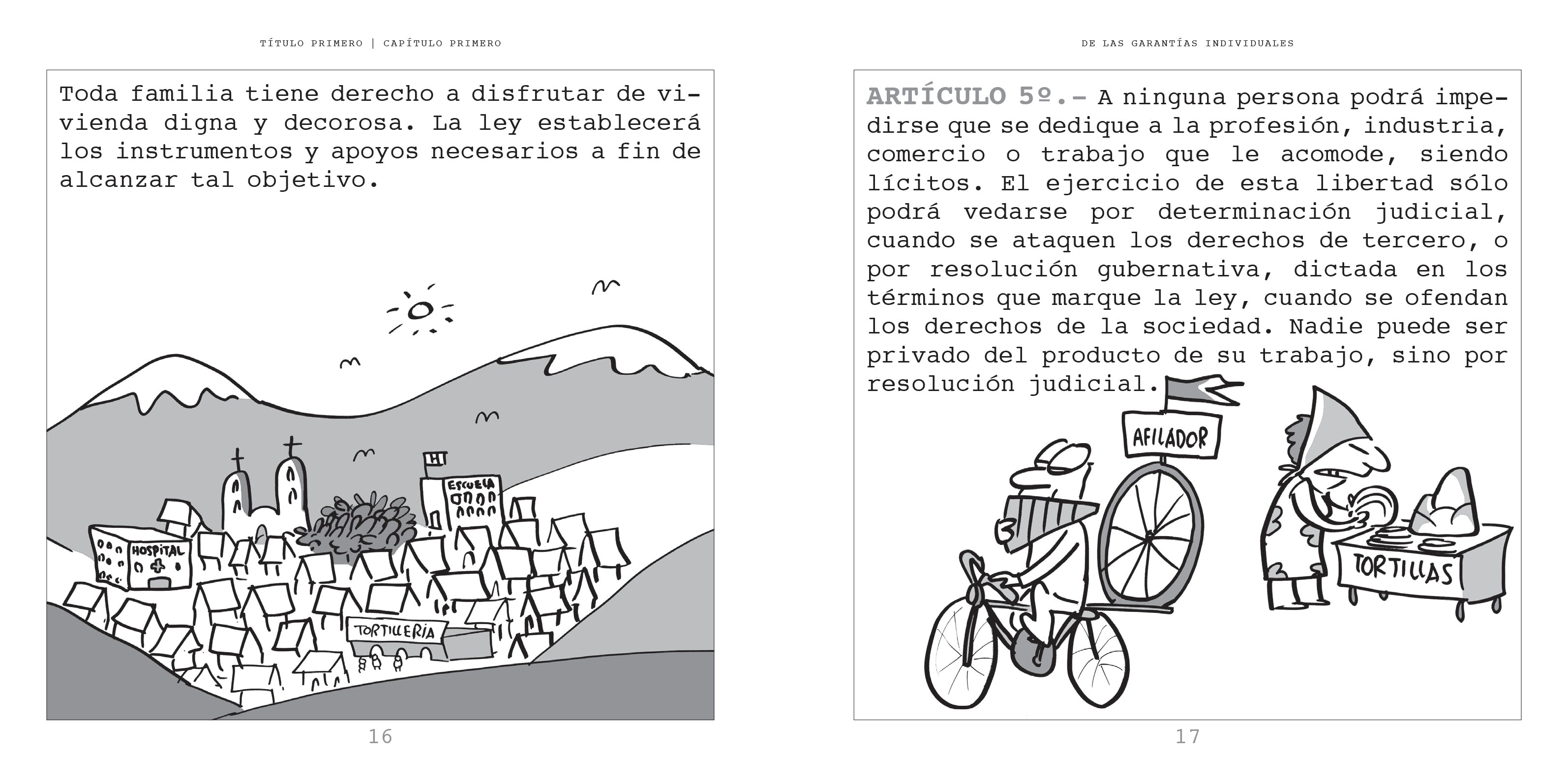 La Constitución ilustrada por Trino