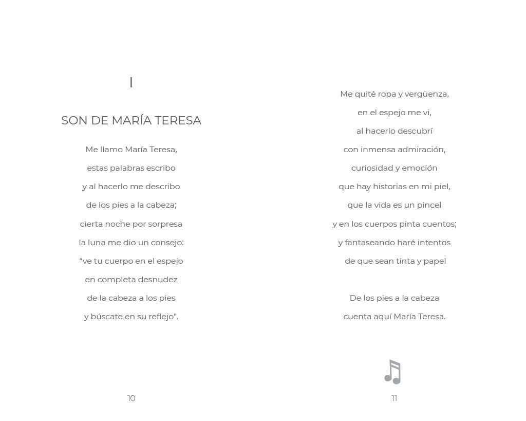 María Teresa de los pies a la cabeza