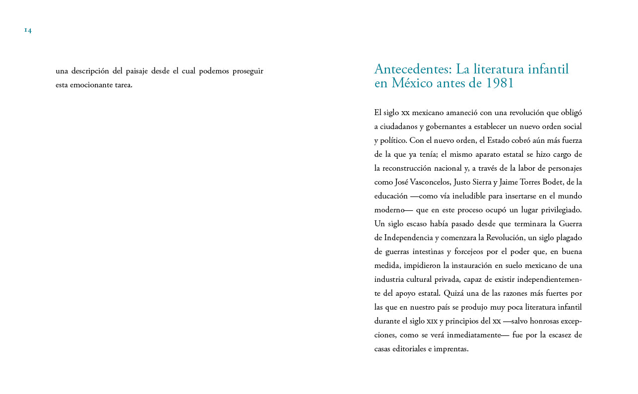Panorama de la literatura infantil y juvenil mexicana