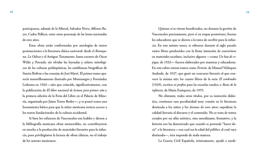 Panorama de la literatura infantil y juvenil mexicana