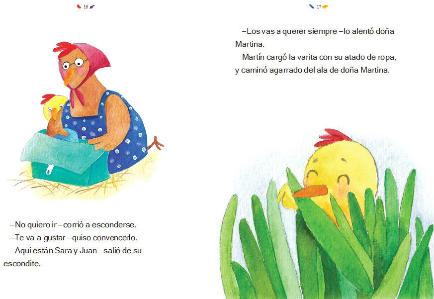 Martín Martán  fuera del gallinero