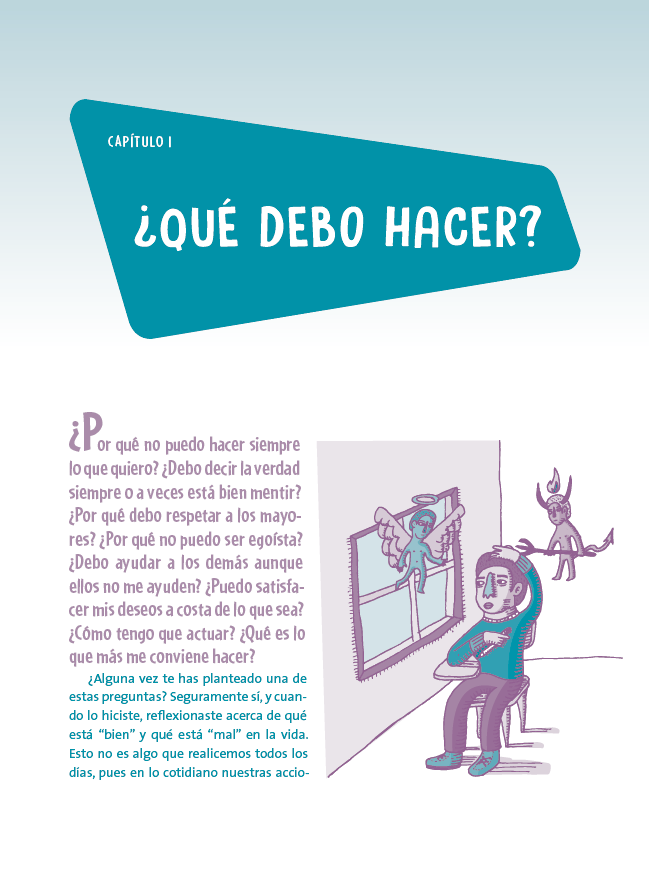 Sí, no, depende. Ética para jóvenes
